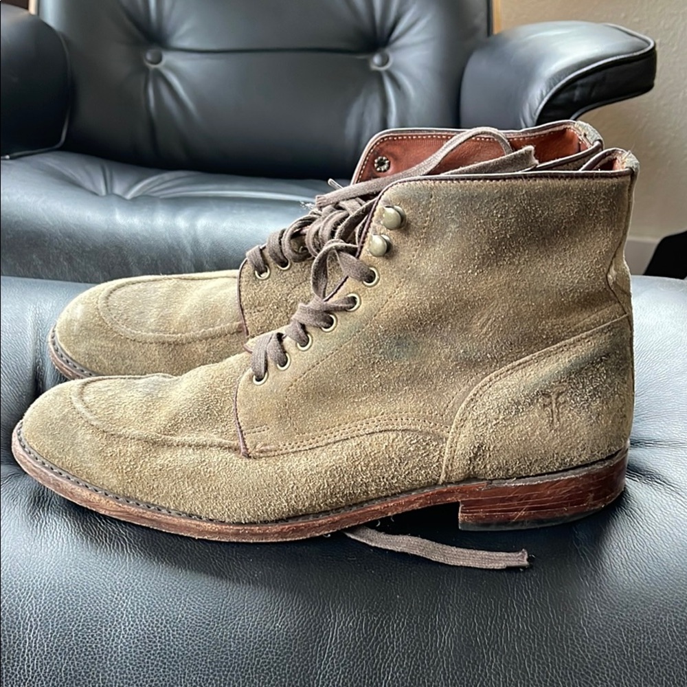 FRYE SUEDE BOOTS